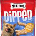 Milk-Bone Dipped Dog Biscuits Baked with Real Peanut Butter, 32 Ounces, BB Date: 10/28/2026