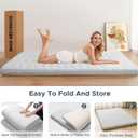 Japanese Futon Floor Mattress, 100% High Density Comfortable Foam, 3.5" Thicken Foldable Mattress Tatami Mat Sleeping Pad, Ideal for Comfort and Support, Kids Floor Lounger Pillow Bed Sofa (Twin