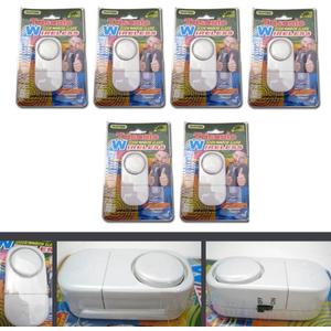 6 PACK WIRELESS DOOR AND WINDOW ENTRY ALARM BATTERY HOME SYSTEM SECUIRTY SWITCH