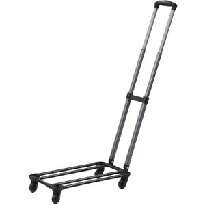 Replacement Rolling Trolley Base for Pet Carrier, 19.3" x 11" Detachable Luggage Cart with Telescopic Handle and Wheels, Universal Frame for Cat Dog Travel Bag (Trolley Only, Pet Bag Not Included)