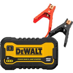 DeWalt DXAELJ16 1600 Peak Amp Jump Starter Battery Booster with USB Power Station