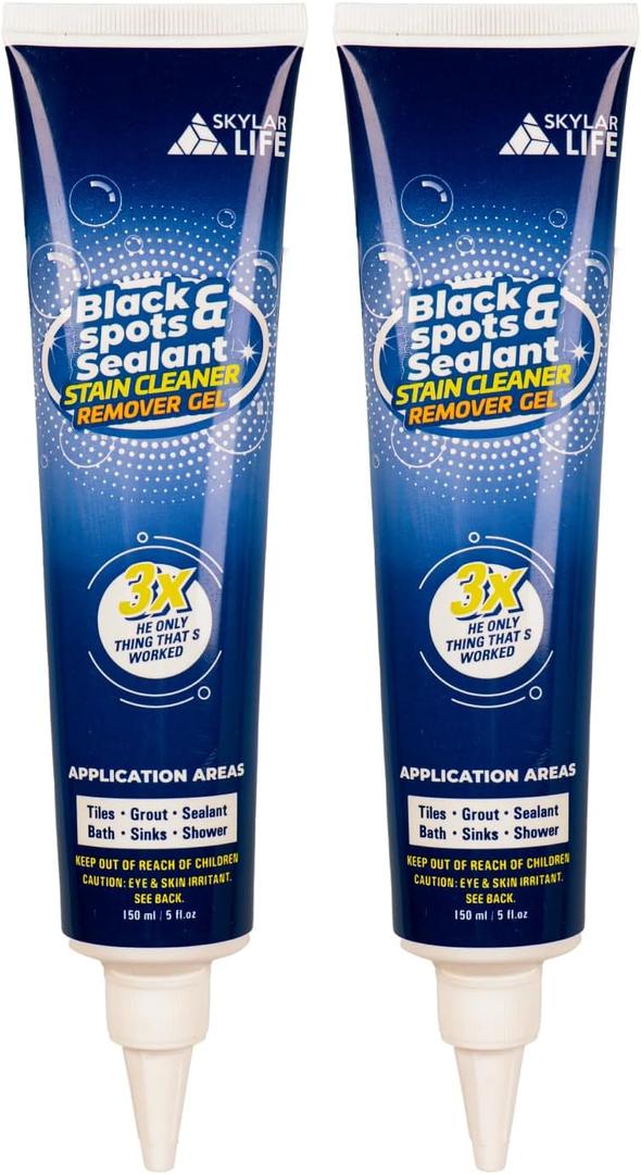 SKYLAR LIFE Home Grout Stain and Sealant Stain Whitener for Tiles Grout Sealant Bath Sinks Showers (2-Pack)