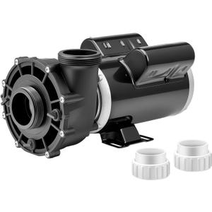 VEVOR SPA Pump, 2 HP, 2-Speed Hot Tub Pump with 2-Inch Port, 139.5 GPM High and 66.5 GPM Low Speed, 115V 60Hz, 48 Frame, for Sundance #6500-357/ #6500-845/ #6500-758/ #6500-345/ #6500-090/ #6500-258