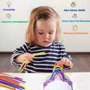 Khelna Sensory Activity Ball with 20 Strings | Fidget Toy for Kids with Autism, ADHD, and Anxiety | Stress Relief Toy for Toddlers | Kids Ages 3 to 12 | Adult