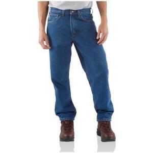 Carhartt Men's Relaxed Fit Heavyweight 5-Pocket Tapered Jean, 33×36