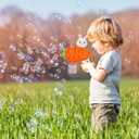 2 x ArtCreativity Bunny Bubble Gun  Fun Carrot-Shaped Easter Bubbles Toy with 100ml Solution  Perfect Easter Stuffers for Kids, Toddler Boy Basket Stuffers, and Bubble Play for Boys & Girls (8 inches x 3 inches x 6 inches)