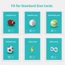 Binditek 200 Pack 3" x 4" Hard Plastic Card Protectors and Sleeves Bundle, Includes 100 Rigid 35PT Card Protectors and 100 Penny Sleeves for Sports, Trading, Baseball, Football