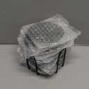 12 Pack Slate Drink Coasters with Metal Holder, VIBRATITE 4 Inch Black Slate Stone Coasters Bulk Laser Engraving Blanks with Anti-Scratch Bottom for Drink Coffee Bar Kitchen Home Decor, Round