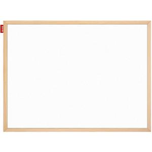 Memobe - Magnetic Board Large 60 x 40 cm - Magnetic Whiteboard - Magnetic Notice Board with Wooden Frame - Magnetic Wall Children's Room, Office Organiser, School Accessories - Magnetic Board Children