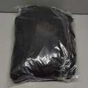 YSJERA Women's Cotton 5 Tiered A Line Pleated Maxi Skirt Long Boho Gypsy Dance Skirts (L, Black)