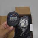 6 Pack Multi-Function Electronic Digital Sport Stopwatch Timer, Large Display with Date Time and Alarm Function,Suitable for Sports Coaches Fitness Coaches and Referees