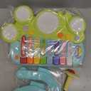 Baby Musical Toys 3 in 1 Piano Keyboard Xylophone Drum Set for 1 Year Old Girls Boys Toys Age 2 Music Instrument Learning Toys Toddlers 1-3 0-2 First Birthday Gift Infant Baby Toys 6 9 12 18 Month (Green)