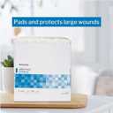 McKesson Sterile Abdominal Pads 5 x 9 in [20 Count] - Absorbent ABD Pads for Wound Care, Nonwoven Cellulose, Nonstick Gauze Dressing for Drainage and Post-Op Use