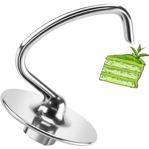 Bread Dough Hook 4.5/5.0 QT kitchen mixer attachment,Bread Dough Hook K45DH Replacement for K45 K45SS KSM90 KSM150 KSM5 KSM500 Maker Attachment- by MIFLUS