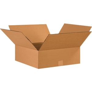 Partners Brand Corrugated Cardboard Boxes 17"L x 17"W x 6"H, Pack of 20, 200#/ECT-32 Kraft Material | Shipping, Packaging, Moving, Storage Box for Home or Business, Strong Wholesale Bulk Boxes