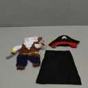 Idepet New Funny Pet Clothes Pirate Dog Cat Costume Suit Corsair Dressing up Party Apparel Clothing for Cat Dog Plus Hat (Small)