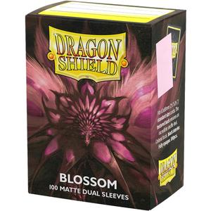 Dragon Shield | Matte Dual Standard Size Card Sleeves | 100 CT - Smooth & Tough Premium TCG Sleeves - Compatible with Pokemon, Flesh & Blood, One Piece & Magic the Gathering | Blossom