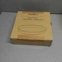 Amolliar Lazy Susan Organizer, Tray for Household Purpose, Metal Rotating Turntable for Cabinet, Kitchen, Fridge, Pantry Storage, Vanity, Spice Rack Condiment, Under Sink Organizer, White 10" 4 Pack