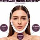 Electric Double Chin Device and V-Face Machine with 8 Modes and 15 Gear Adjustable Intensities - Intelligent Double Chin Machine for V-face