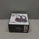 WallarGe Wireless Headphones for TV Watching with RF Transmitter Charging Dock, Plug and Play, 100 Ft Wireless Range, Rechargeable 20 Hour Battery (Black with Blue)