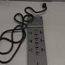 Belkin 12-Outlet Surge Protector Power Strip w/ 12 AC Outlets & 8ft Flat Plug, UL-listed Heavy-Duty Extension Cord for Home, Office, Travel, Computer, Laptop, Charger - 3,940 Joules of Protection