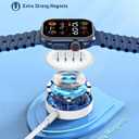 Upgraded 2-in-1 for Apple Watch Charger, 6FT USB-C Fast iPhone 17 16 15 Charger iWatch Magnetic Charging Cable with 20W Wall Charger Block for iWatch Ultra3/SE3/11/10/9/8/7/6/5/4/3/2, iPhone 17/16/15
