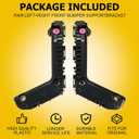 52115-02350 52116-02330 Front Bumper Bracket for Toyota Corolla 2017-2019,Car Pair Left Right Front Bumper Bracket Beam Mount Support Grille Guide Bracket Retainer Replace TO1043131 TO1042131