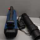 Leaf Blower Cordless (Upgraded) - 630CFM/160MPH, 21V Powerful Electric Cordless Leaf Blower with 2 x 4.0Ah Batteries and Charger, Battery Powered Leaf Blowers for Lawn Care, Patio, Yard, Dust, Snow (Blue)