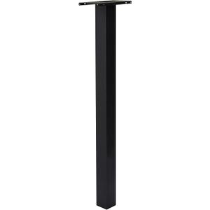 Architectural Mailboxes Brighton Aluminum Mailbox Post, Compatibility Code A, B, C, D, BP000BAM, Black