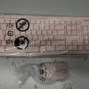 Logitech MK270 Wireless Keyboard and Mouse Combo for Windows, 2.4 GHz Wireless, Compact Mouse, 8 Multimedia and Shortcut Keys, 2-Year Battery Life, for PC, Laptop - Rose