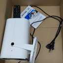 Built-in APPS & Electric Focusing & 210 RotationMini Projector With Wifi And Bluetooth, 1080P Portable Projector, Movie Projector for Bedroom, Supports Smartphones/TV Stick/iPad/PS5/Laptop/HDMI/USB