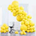PartyWoo Yellow Balloons 85 pcs Different Sizes of 18 12 10 5 Inch Matte Light Yellow Latex Balloon Arch Kit Garland for Easter Bee Baby Shower Sunflower Birthday Graduation Decorations Yellow-Y55