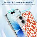 Marphe Magnetic for iPhone 17 Case 6.3 in Clear, Cute Cheetah Leopard