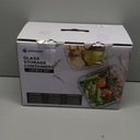 12-Pack Glass Containers with Tempered Lids Borosilicate, Oven-Safe(-4F~950F), Airtight, BPA-Free, Multi-Size for Meal Prep, Dishwasher Safe (Gray)