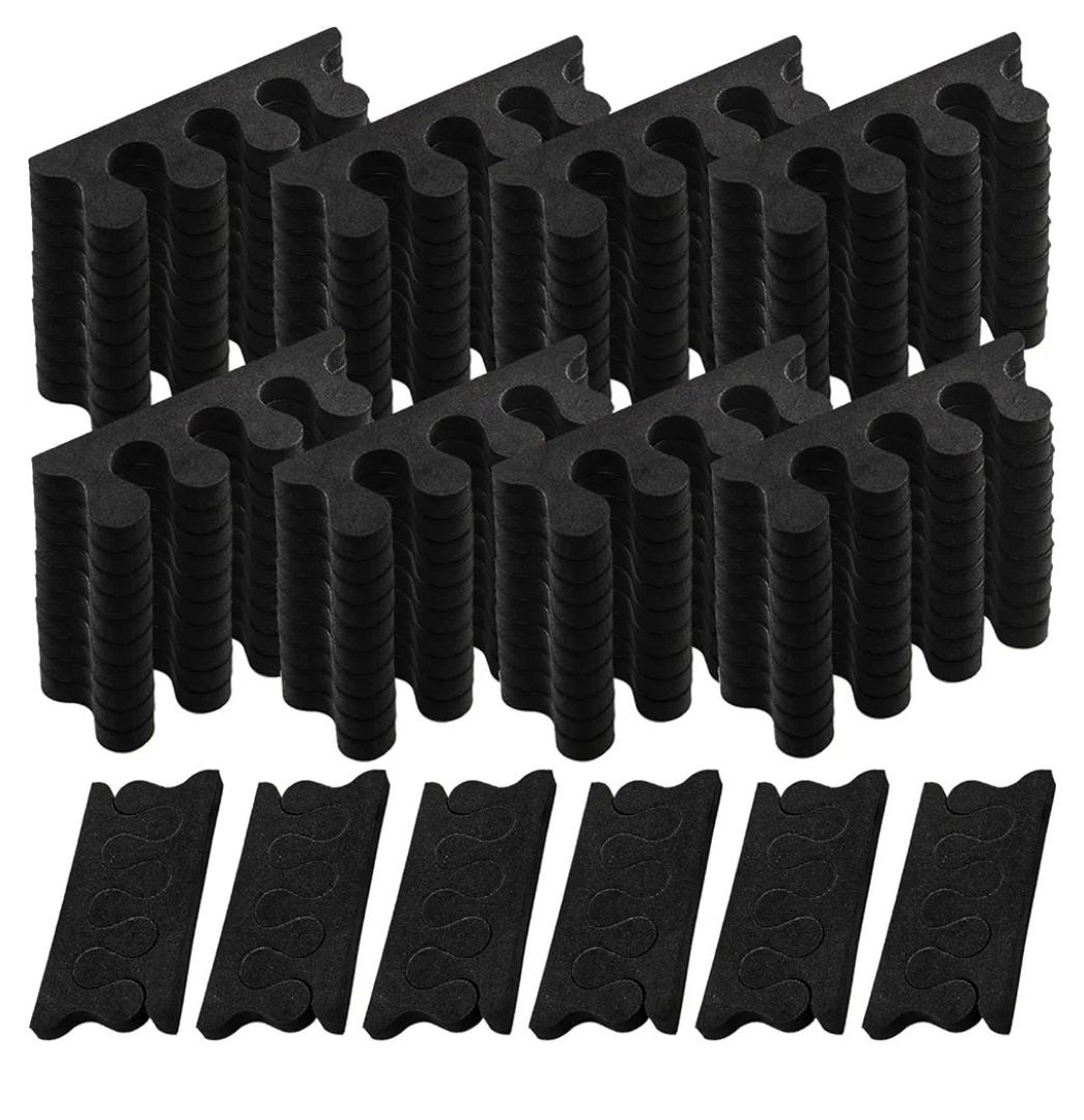 Covzoe 600 Pieces/300 Pair Toe Separators Kit, Sponge Toe Spacers Pedicure Tool for Women, Toe Spreaders Finger Dividers for Nail Art Painting Polishing Spa