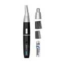 ConairMAN All-in-One Personal Trimmer for Men, for Nose, Ear, Eyebrows and Sideburns Hair Trimmer, 4 Piece Men's Grooming Kit, Lithium Battery-Powered