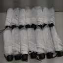 Aodaer 15 Pieces Clear Wedding Umbrellas 40 Inch Foldable Lightweight Transparent Umbrella with Storage Box Automatic Open Close Windproof Stick Travel Umbrella for Adult Outdoor Wedding