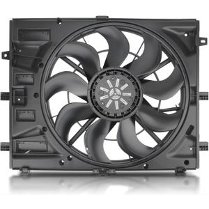 AUTOKAY Radiator Cooling Fan, Car Radiator Cooling Fan Condenser Single A/C Fan for Chevrolet Equinox GMC Terrain 2020 2021 2022 84847896 84581336