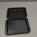 Little Small Baking Sheets Nonstick Set of 2 (9.5inch X 7.1inch)  SS&CC 8 Inch Nonstick Baking Toaster Oven Tray Cookie Sheets, 1 or 2 Person Household