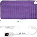 40X20 Inch Electric Heating pad for Back Neck Shoulder Knee Arms Legs- Electric Heat Pads with 6 Heat Settings & Auto Shut Off &Dry/Moist Heat Heating Pad for Birthday Mother Father Girl Men Women