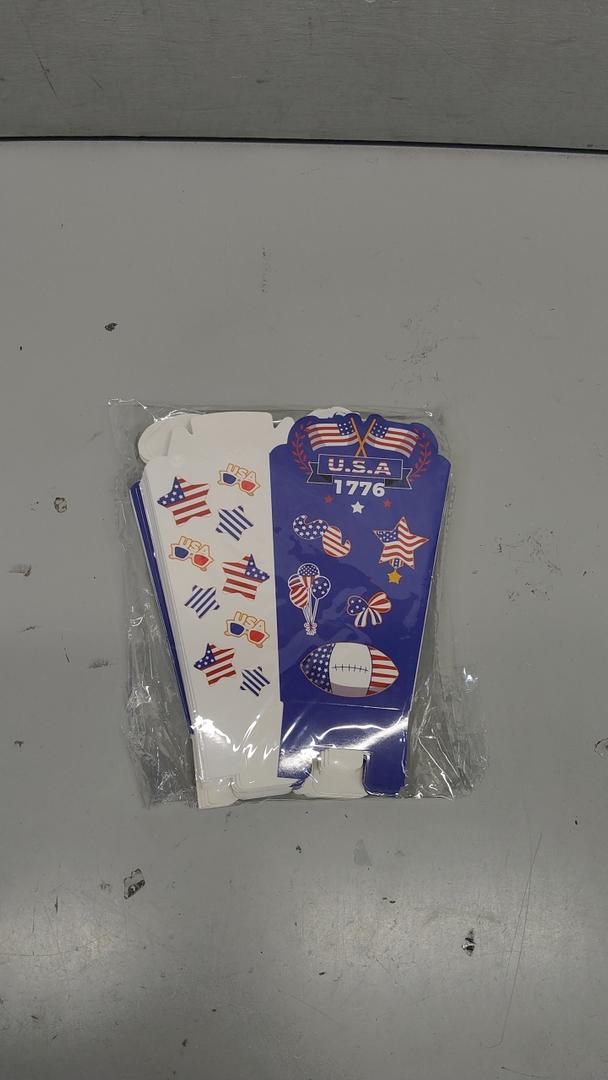 24Pcs 4th of July Party Popcorn Boxes Patriotic Party Candy Cookie Popcorn Container for Independence Day Theme Party Decorations 24Pcs 4th of July Party Popcorn Boxes Patriotic Party Candy Cookie Popcorn Container for Independence Day Theme Party Decorations