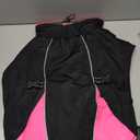 Warm Dog Jacket in Winter, Winter Dog Fleece Coat, Soft Pet Coat for Dogs with Reflective Strip Cozy Turtleneck Waterproof Clothes for Doggy, XL Pink