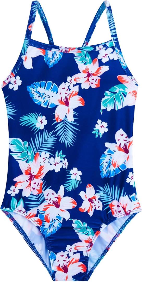 Girls Swimsuit One Piece Bathing Suit Quick Dry Summer Beach | Swimwear,Sleeveless,Pool Party,Water Activities,Comfortable Fit,Adorable Design,Toddler,Sun Protection