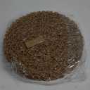 AHHFSMEI Paper Braided Round Placemats Set of 12 Natural Non-Slip Heat Resistant Table Mats for Dining Tables Woven Indoor & Outdoor Place mats(Brown,12)