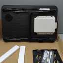 Laptop Desk for Bed Height Adjustable, Lap Bed Table with USB/Storage Drawer/Cup Holder/Tablet Stand/Book Shelf, Foldable Breakfast Tray Portable for Reading Writing, Sofa & Floor, Black