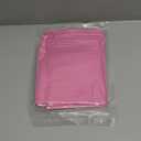 Pink Travel Shoe Bags - 5 Pcs Non-Woven Drawstring Packing Bags with Clear Window (15.7" x 11.8")
