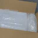 12 Pack Upgrade Harder Shoe Organizer, Shoe Storage with Magnetic Front Door, Clear Shoe Boxes Foldable Space-Saving Shoe Rack for Sneaker Boot Container, White