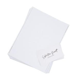 Juvale Printable Business Cards For Self Adhesive Sleeves 3.75*2.36In 50 Sheets