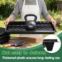72-Cell Seed Trays with Drainage Trays-10 Sets 20 Packs-1020 Durable Plastic Plant Tray for Seed Germination21x11x1.81 in