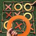 SWOOC Games - Premium Giant Tic Tac Toe Game Outdoor (All Weather) | 3ft x 3ft | Instant Setup, No Assembly | Giant Outdoor Games for Adults and Family | Outside Toys | Large Lawn & Backyard Fun